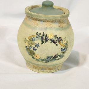 Bob's Pottery by Lang Antiques and Heirlooms Herb Jar 5"